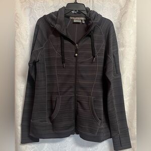 Athleta Heathered Gray full zip Hoodie